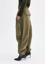 Utility Pant in Cotton Twill  - Olive - CO Collections